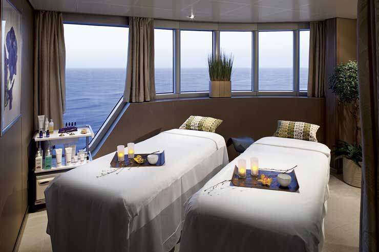 Massage while on the ocean.